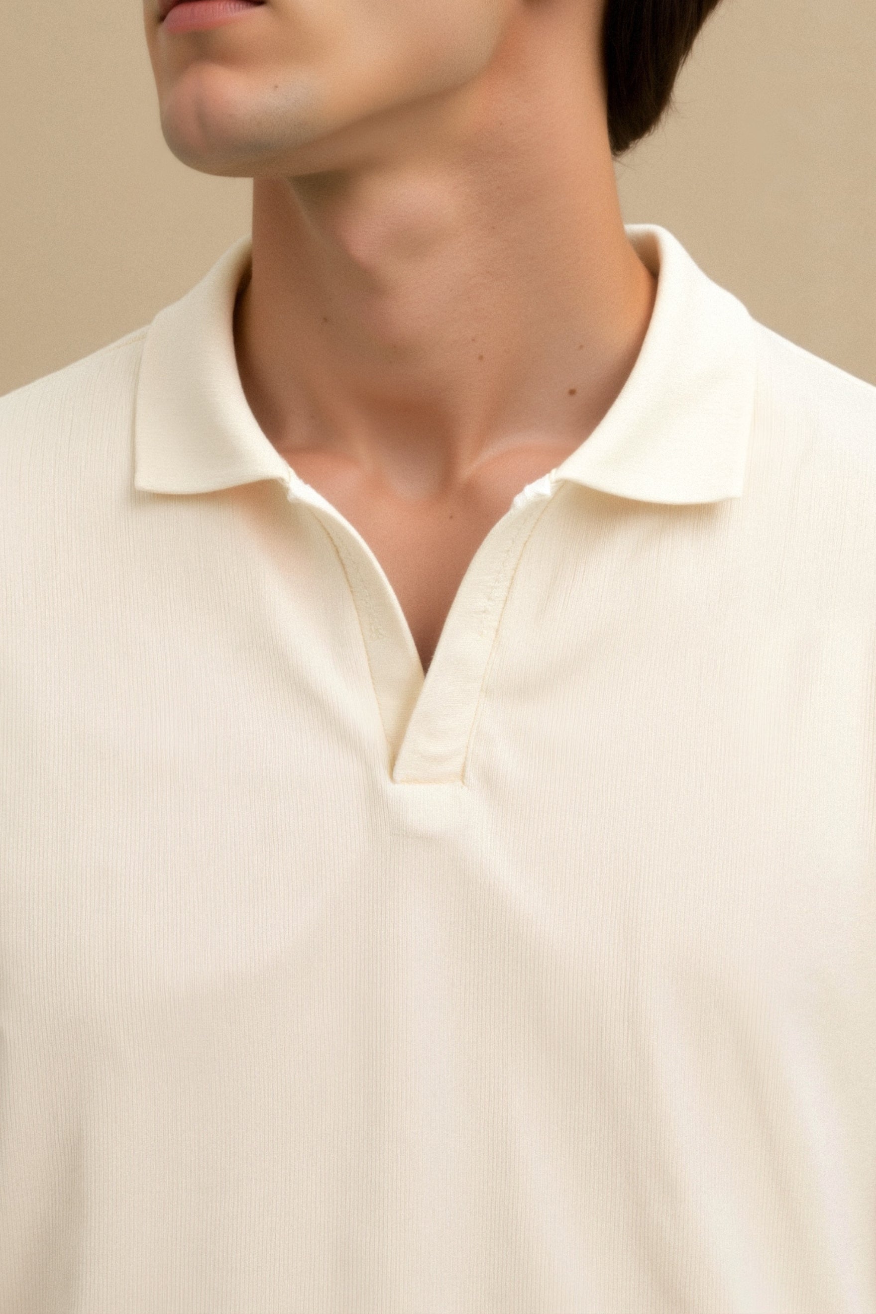 Men's Short Sleeve V-Neck Polo Shirt 5