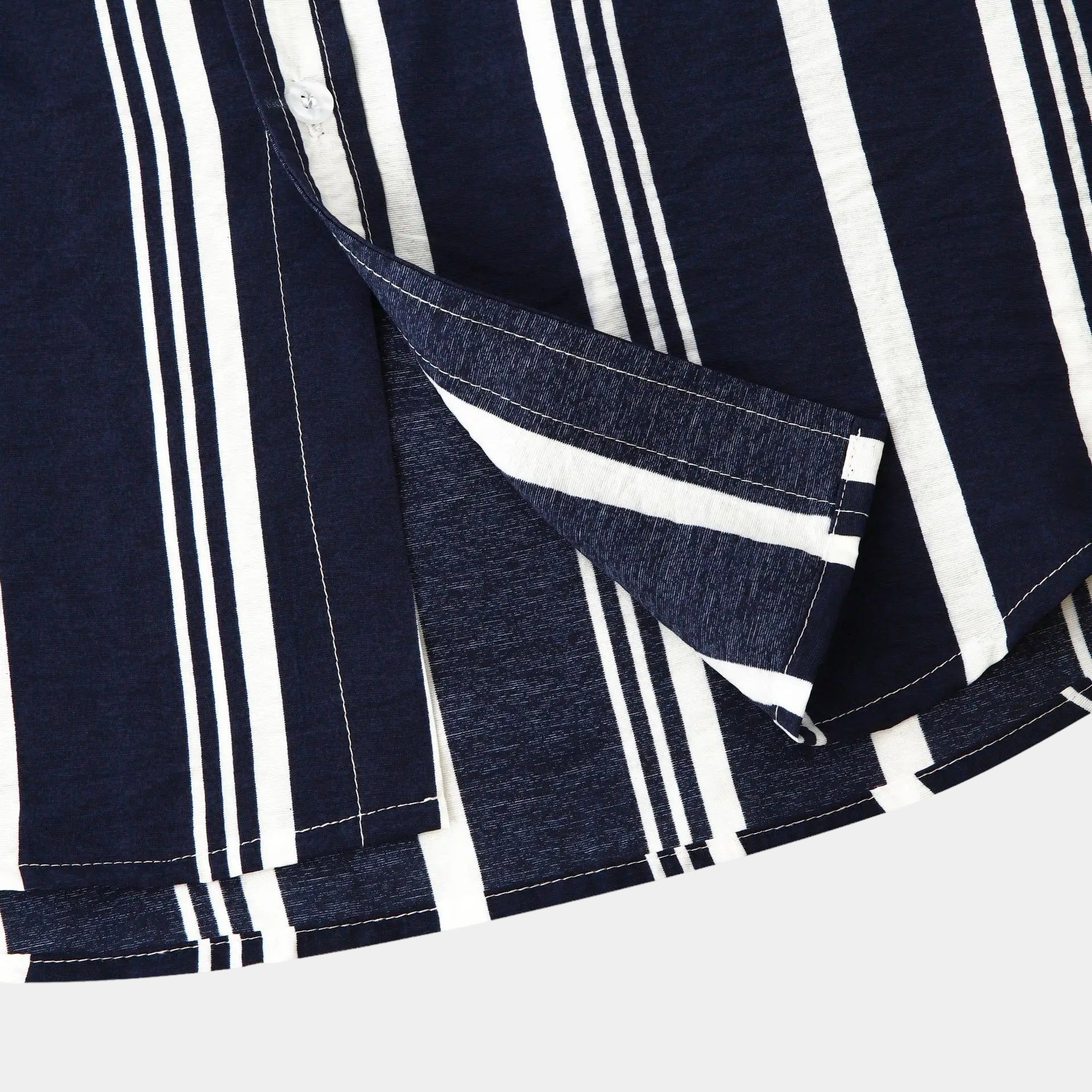 Men's Striped Linen Dress Shirt 2
