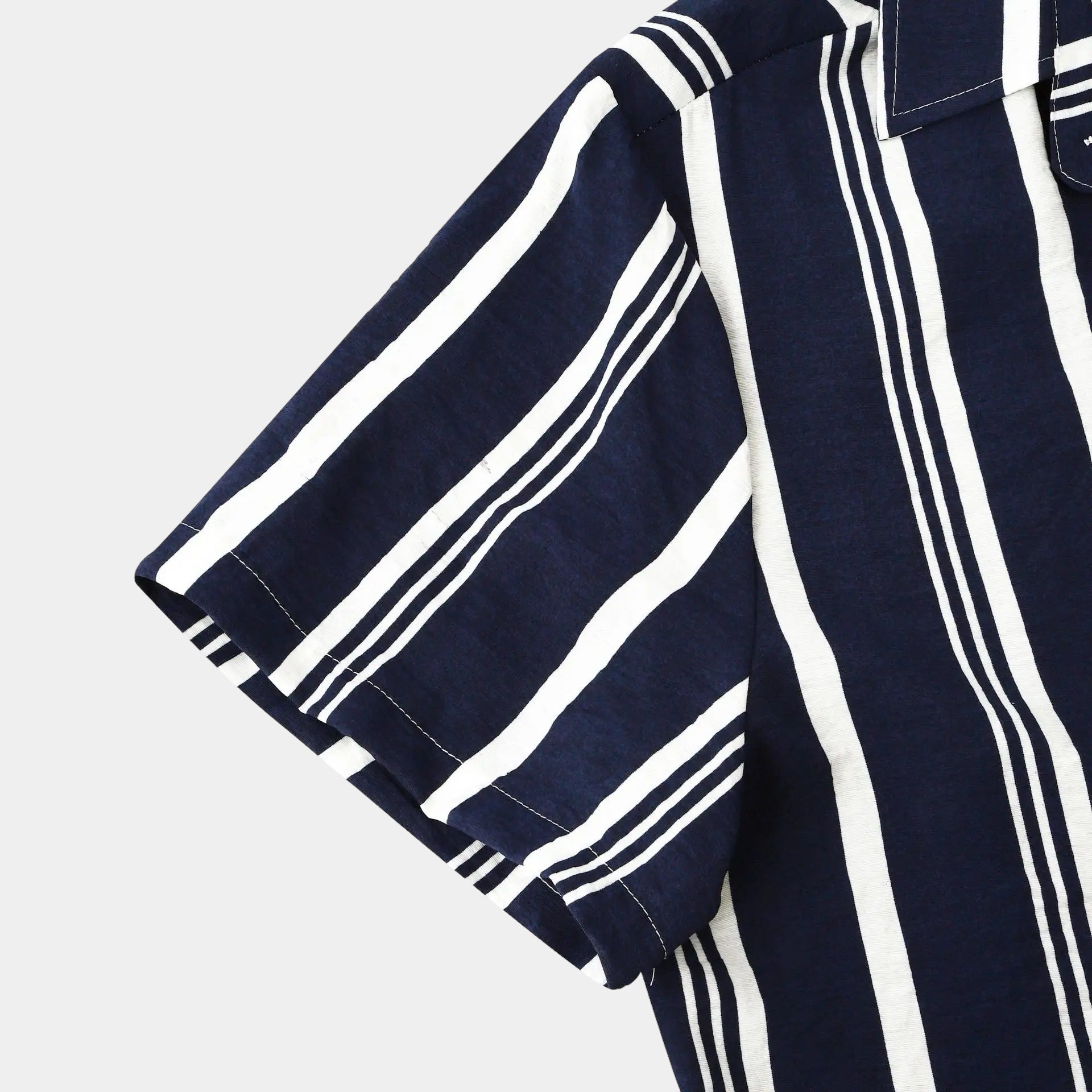 Men's Striped Linen Dress Shirt 3