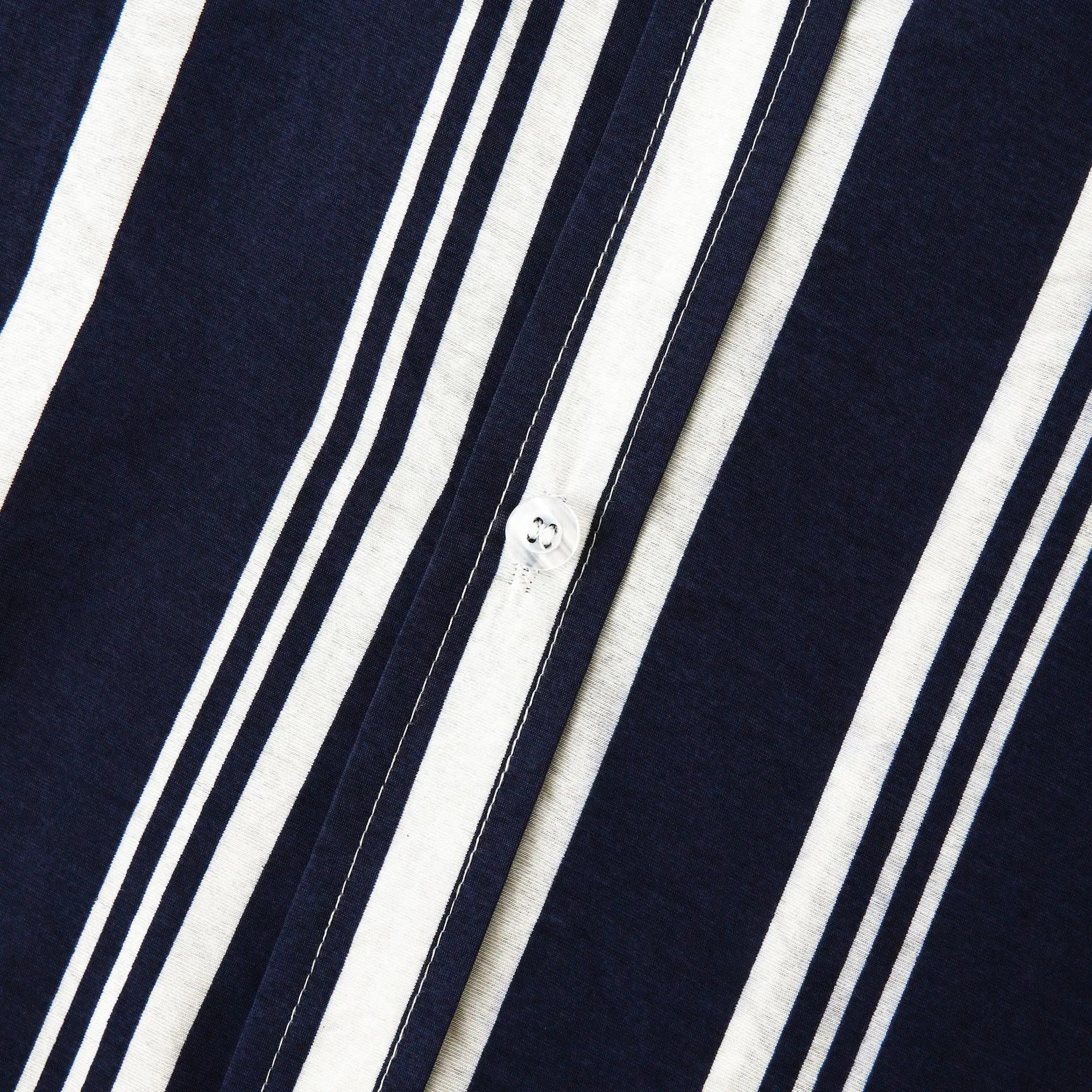 Men's Striped Linen Dress Shirt 4
