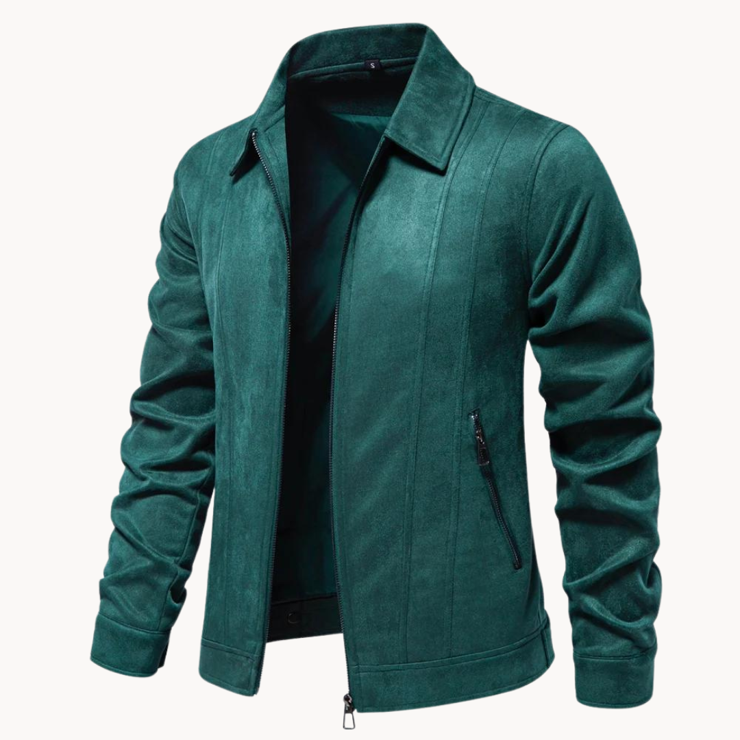 Men's Suede Jacket with Modern Cut and Luxurious Texture 3