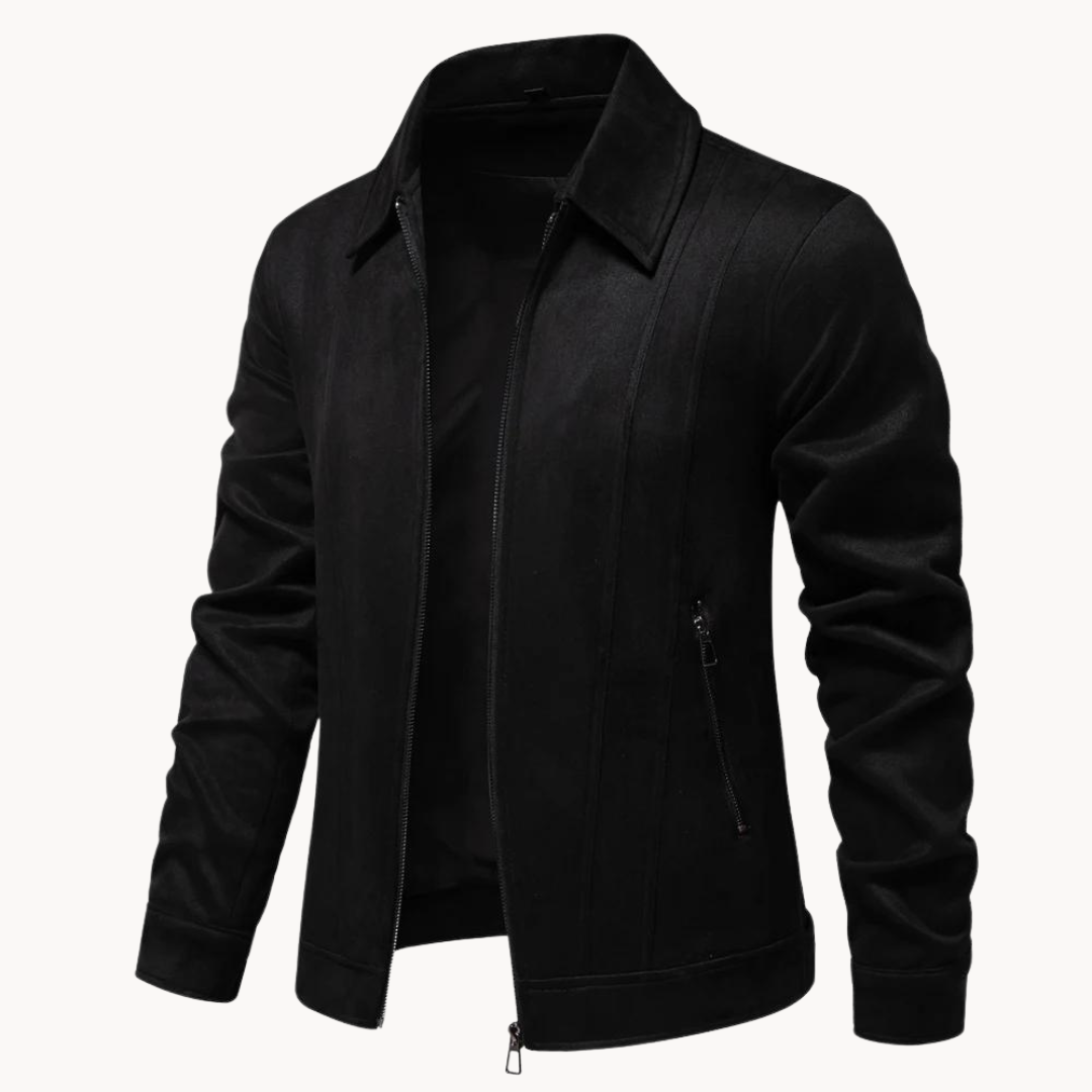 Men's Suede Jacket with Modern Cut and Luxurious Texture 5