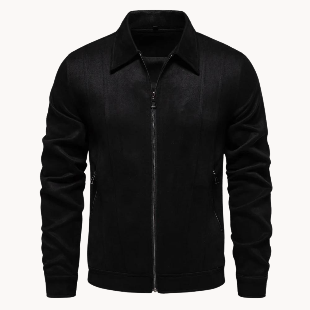 Men's Suede Jacket with Modern Cut and Luxurious Texture 6