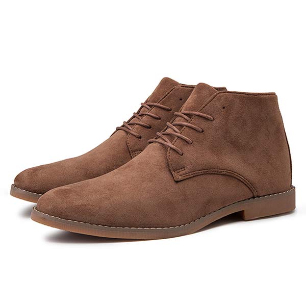 Men's Suede Lace-Up Ankle Boots for Casual and Formal Wear 5