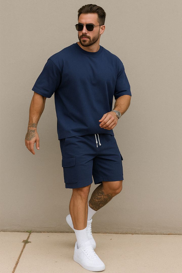 Men's Summer Set - Comfort Fit T-Shirt and Shorts 1