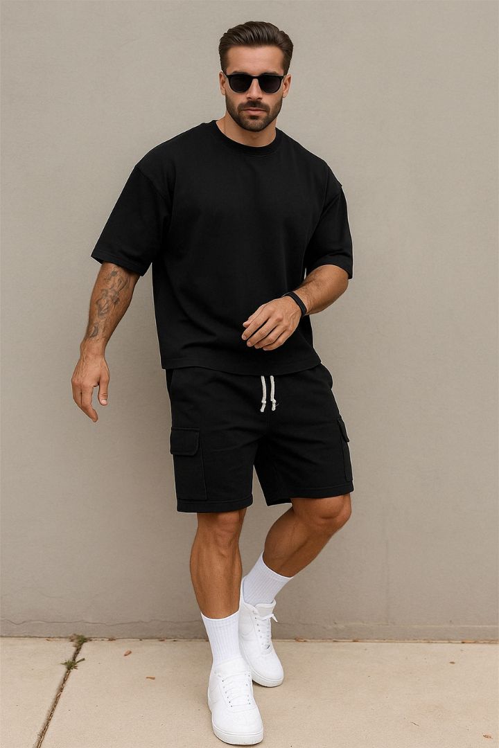 Men's Summer Set - Comfort Fit T-Shirt and Shorts 2