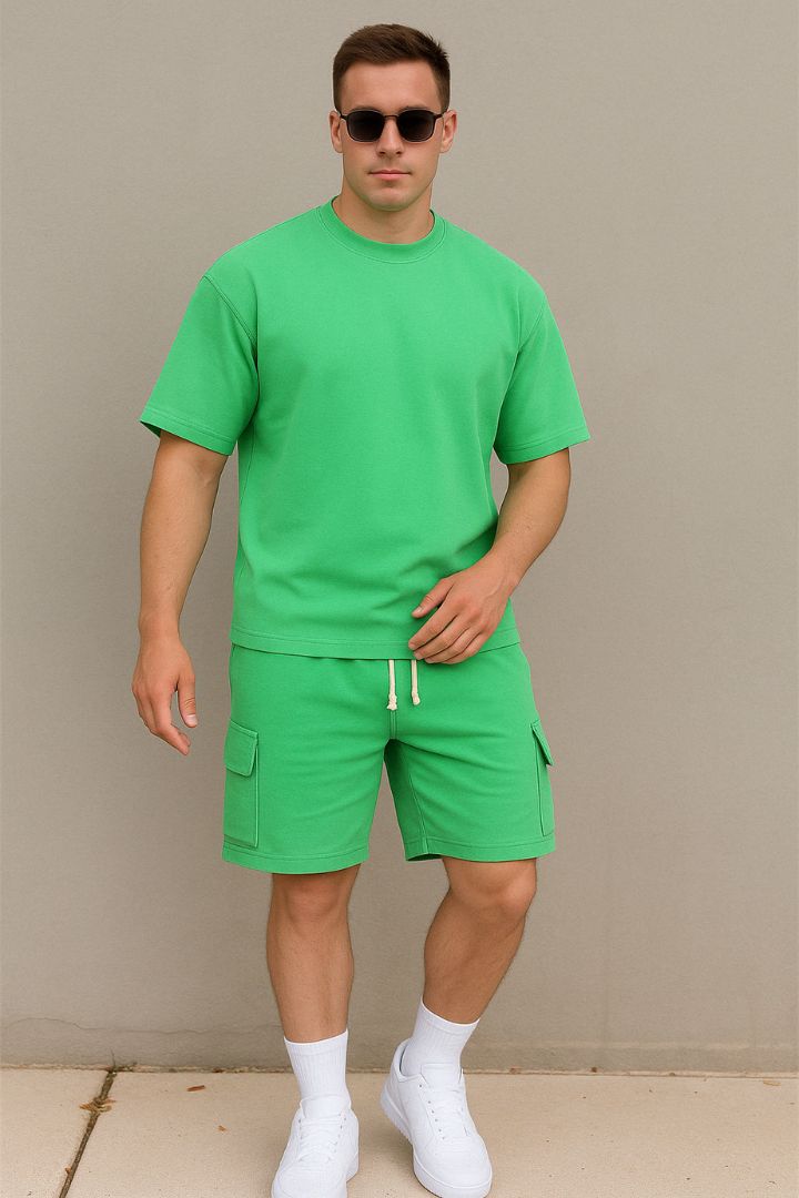 Men's Summer Set - Comfort Fit T-Shirt and Shorts 4