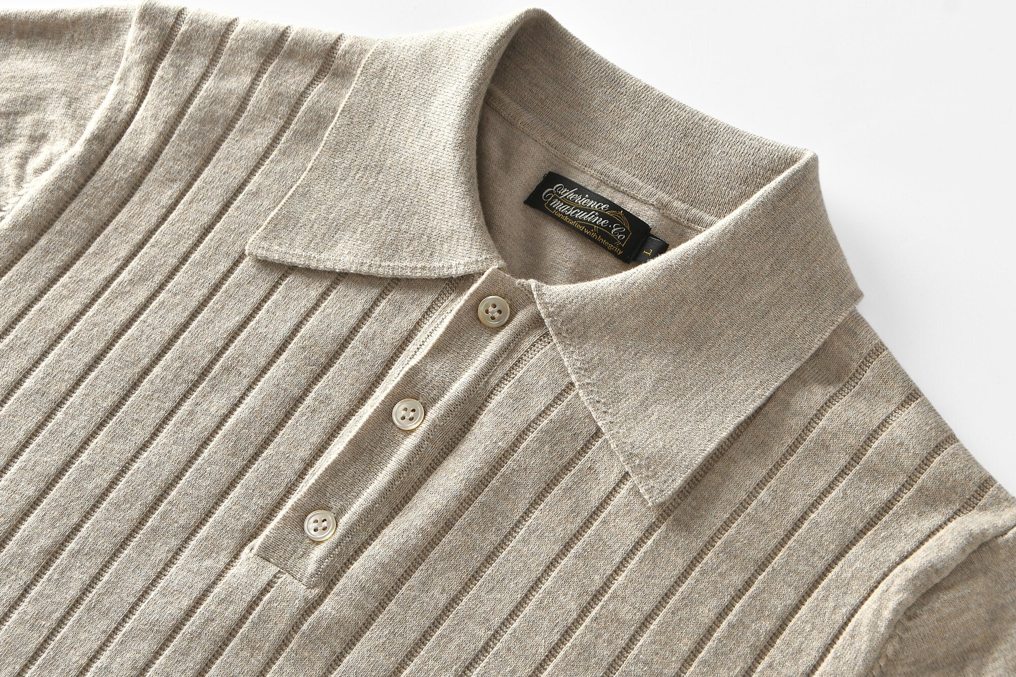 Men's Vintage Polo Shirt - Classic Striped Design 5