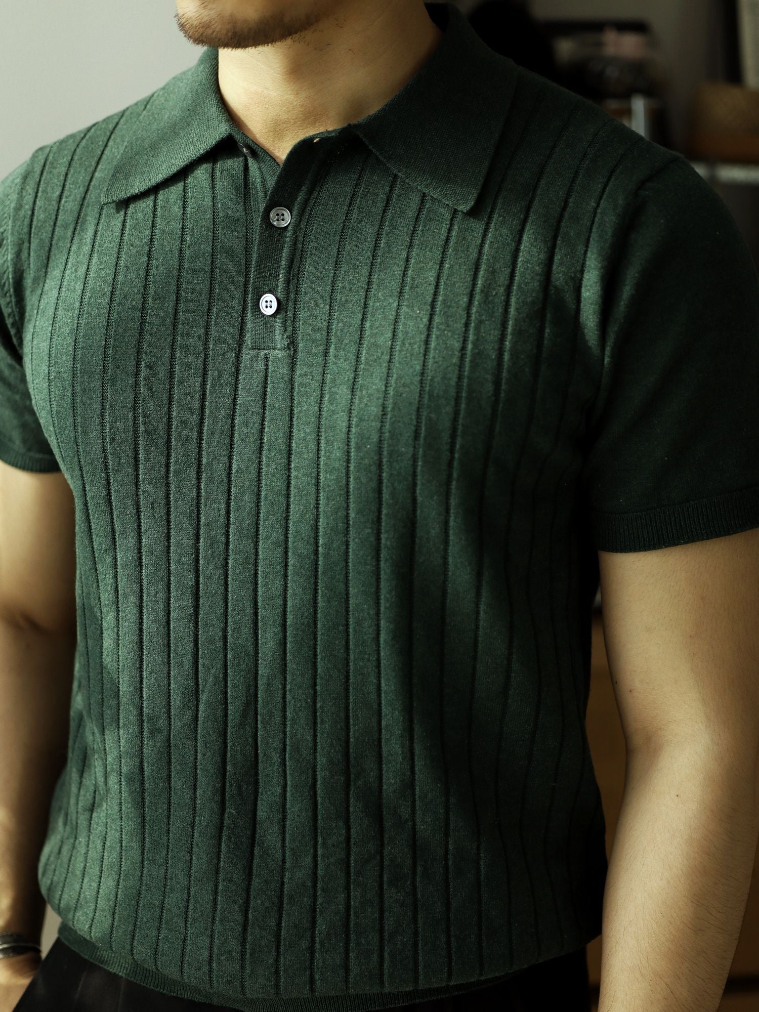 Men's Vintage Polo Shirt - Classic Striped Design 6