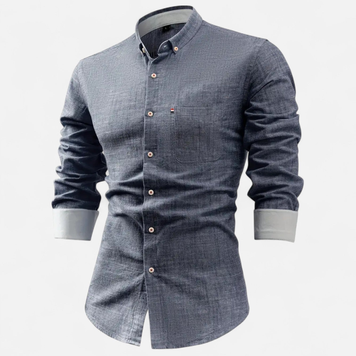 Men's Vintage Utility Long Sleeve Shirt 4