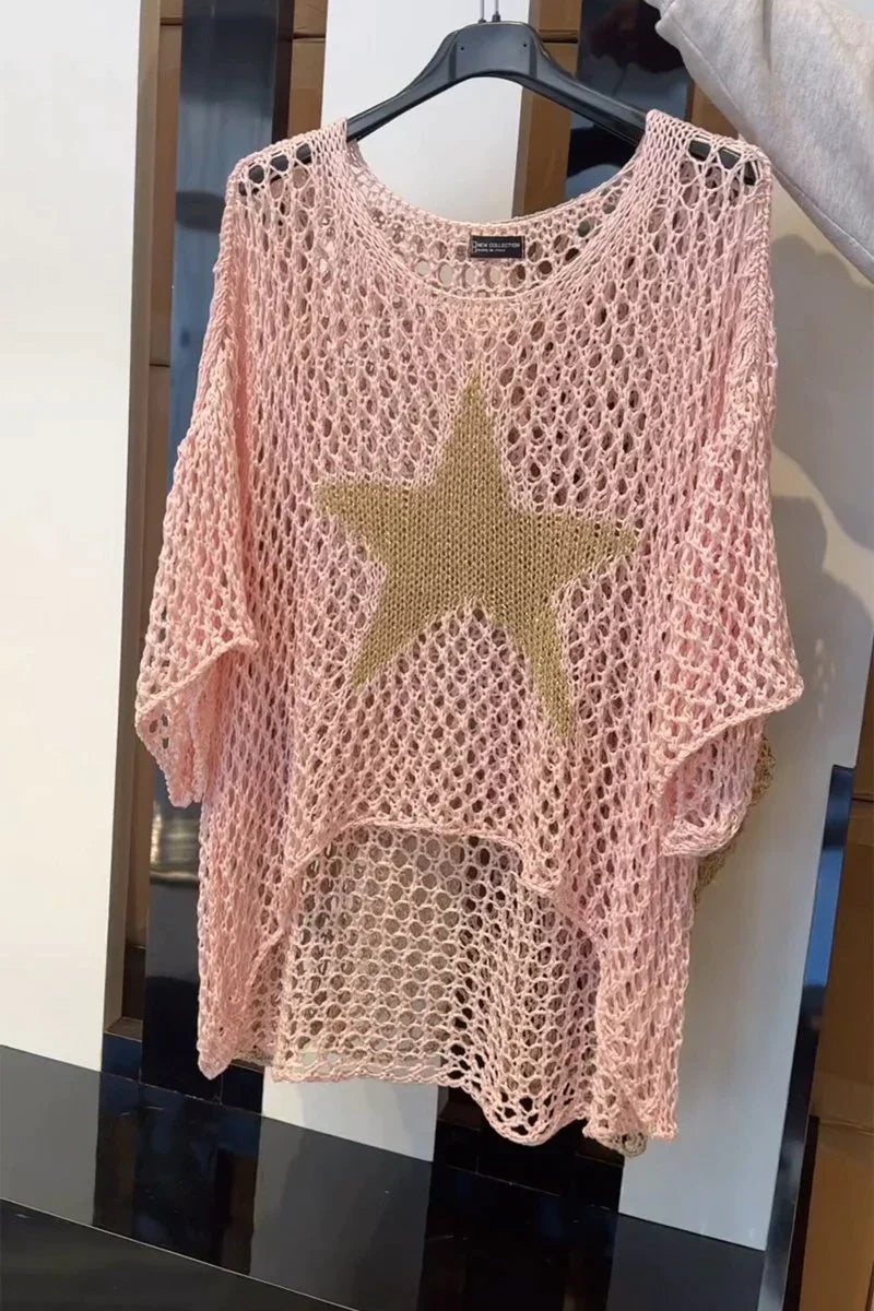Mesh Knit Sweater – Open Knit & Airy Lightweight Layer