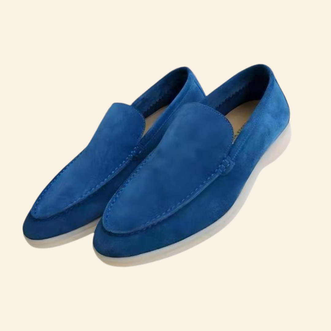 Men's Suede Loafers Classic Comfort Shoes-6