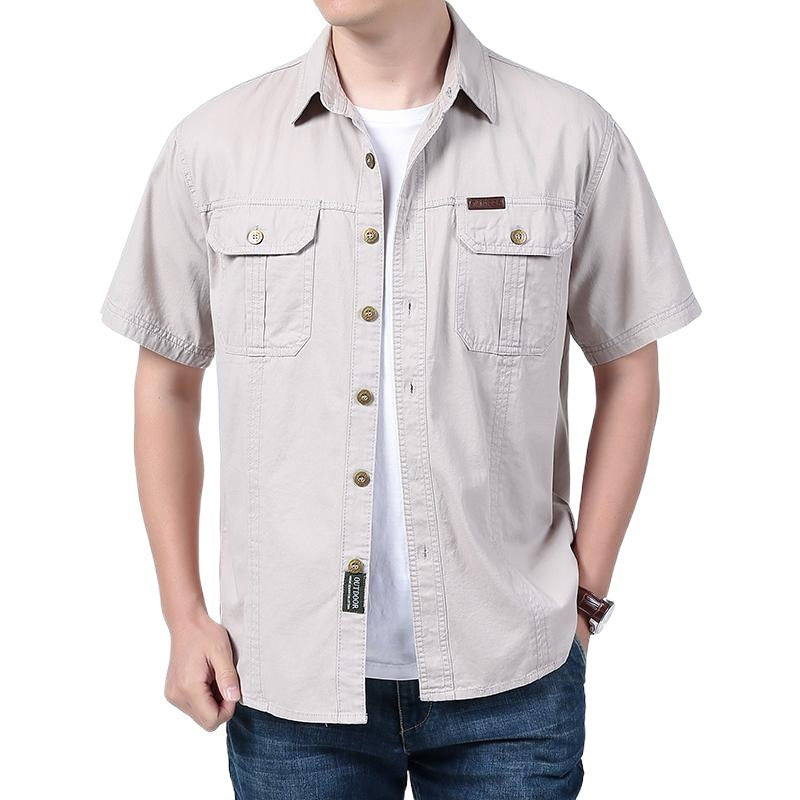 Variant image for Men's Cotton Blend Relaxed Fit Work Shirt-13