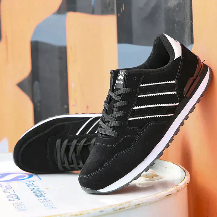 Men's Leather Sneakers Casual Trainers-3