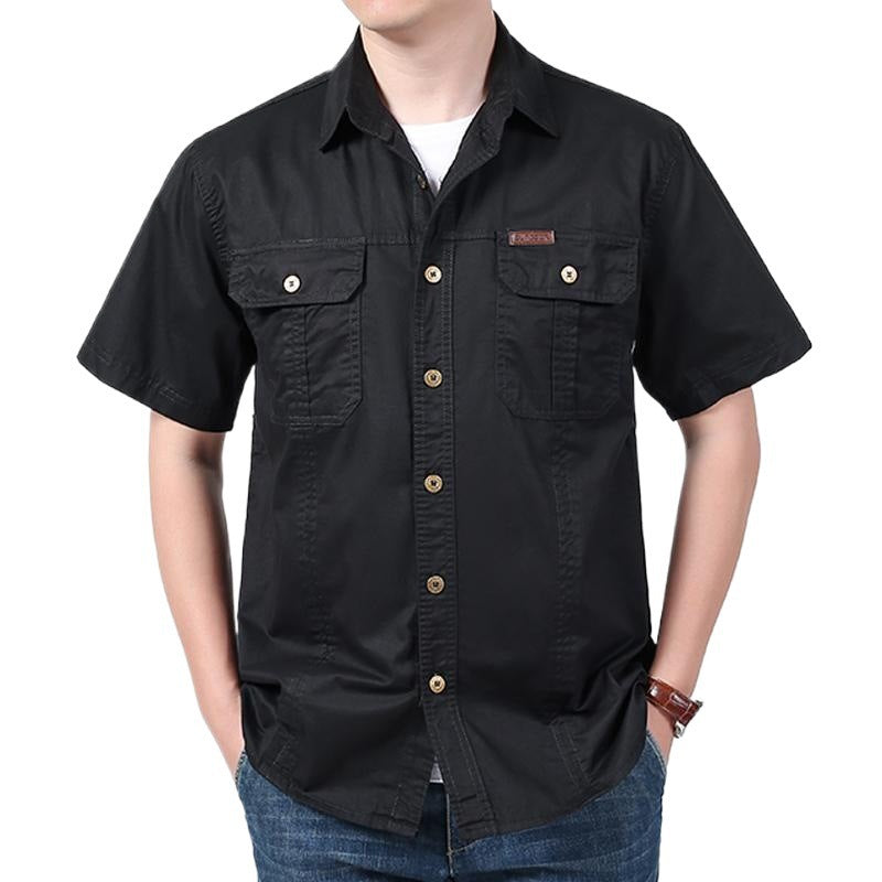 Variant image for Men's Cotton Blend Relaxed Fit Work Shirt-17