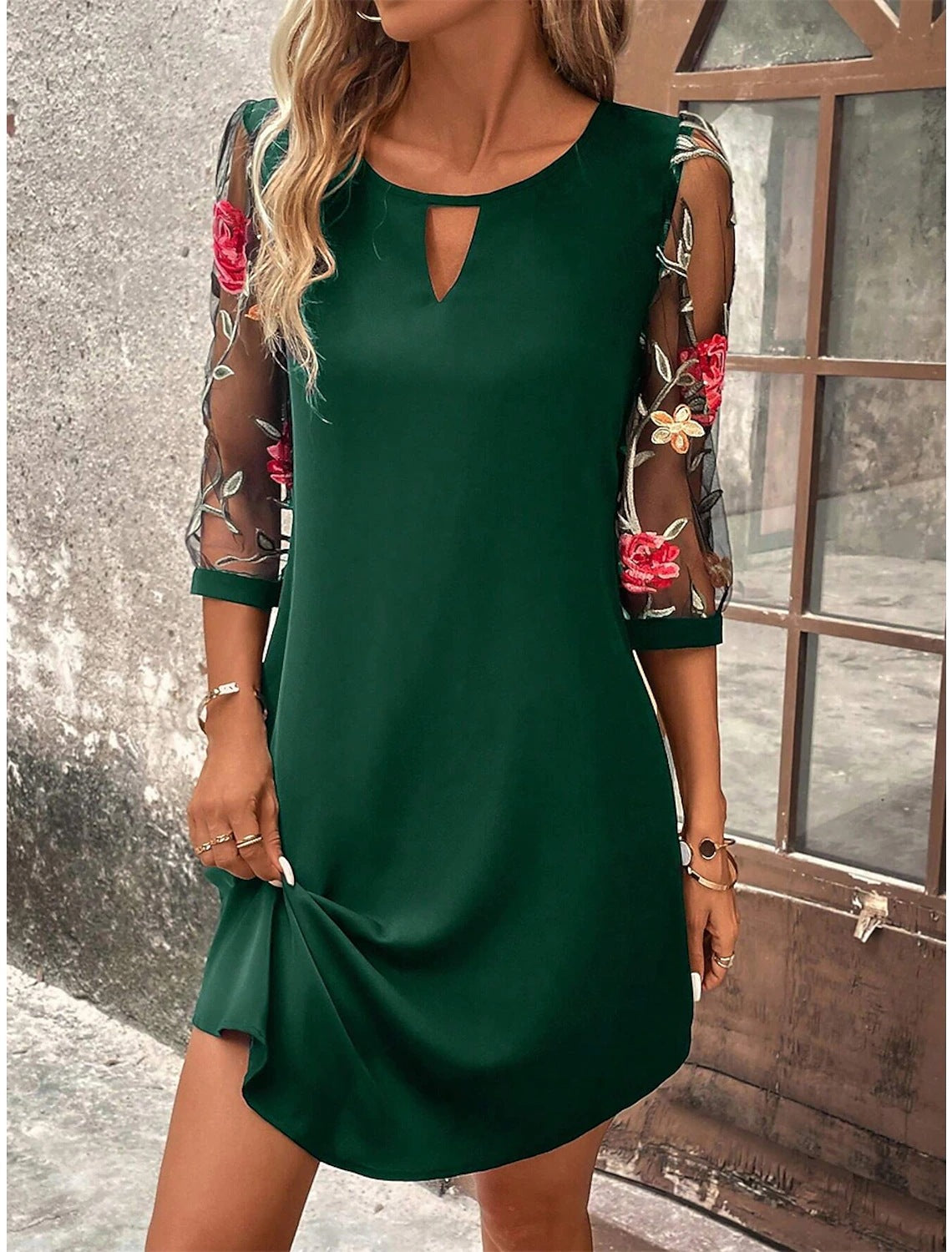 Women's A-Line Midi Dress - Elegant Summer Dresses 3