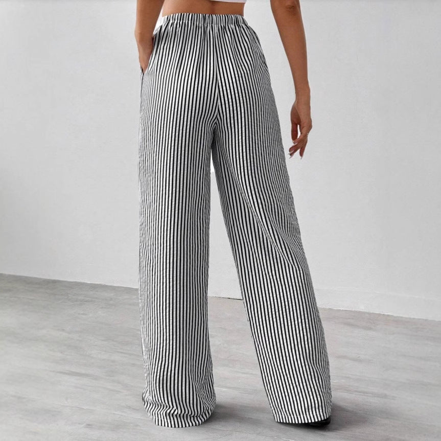 Women's Cotton Straight-Leg Pants-3