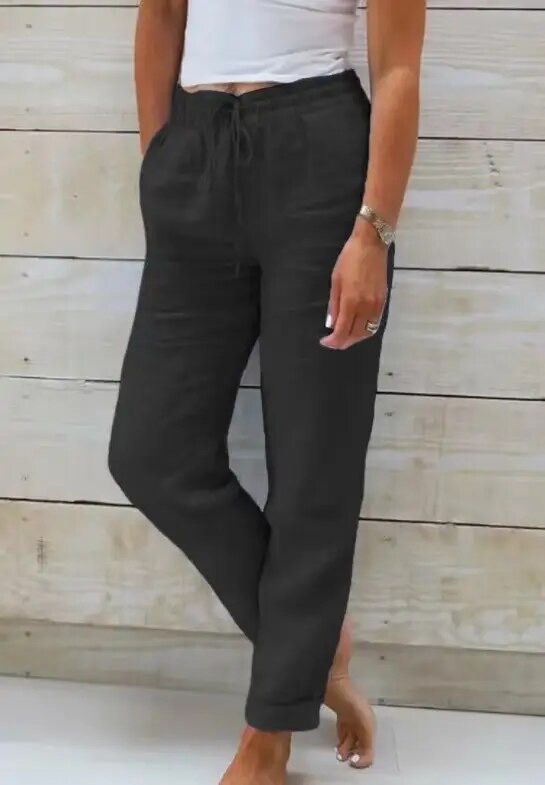 Pants - Elastic Waist And Lightweight Breathable Comfort