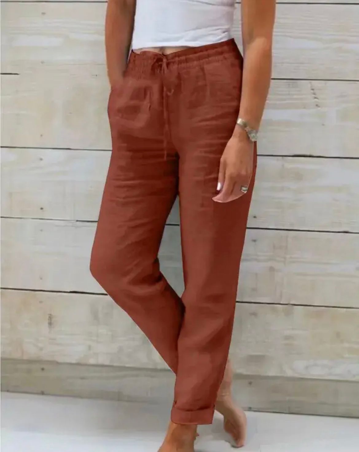 Pants - Elastic Waist And Lightweight Breathable Comfort