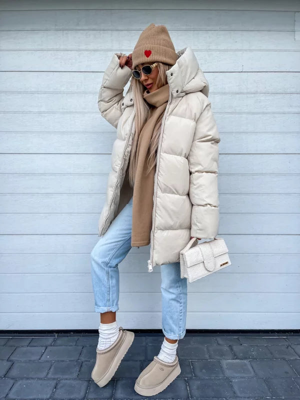 Parka - Tall Collar & Secure Front For Warm Layering