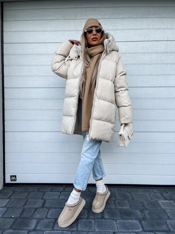 Parka - Tall Collar & Secure Front For Warm Layering