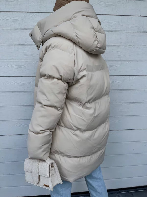 Parka - Tall Collar & Secure Front For Warm Layering