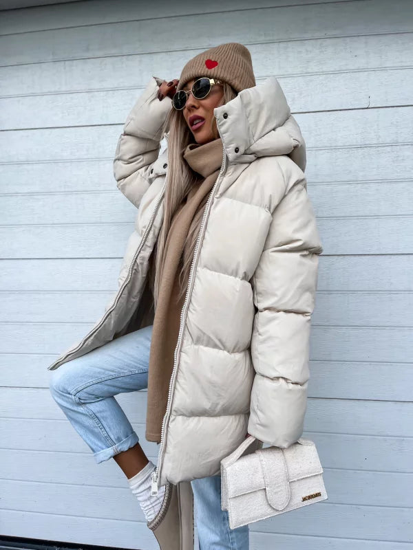 Parka - Tall Collar & Secure Front For Warm Layering