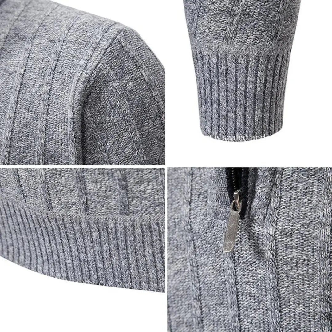 Performance Sweater – Quarter Zip And Flexible Shape Fit