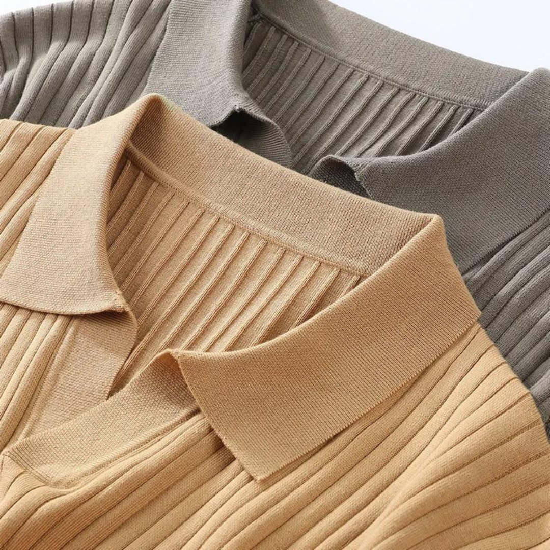 Polo Lyocell Blend - Rib Placket And Keeps Neat Shape