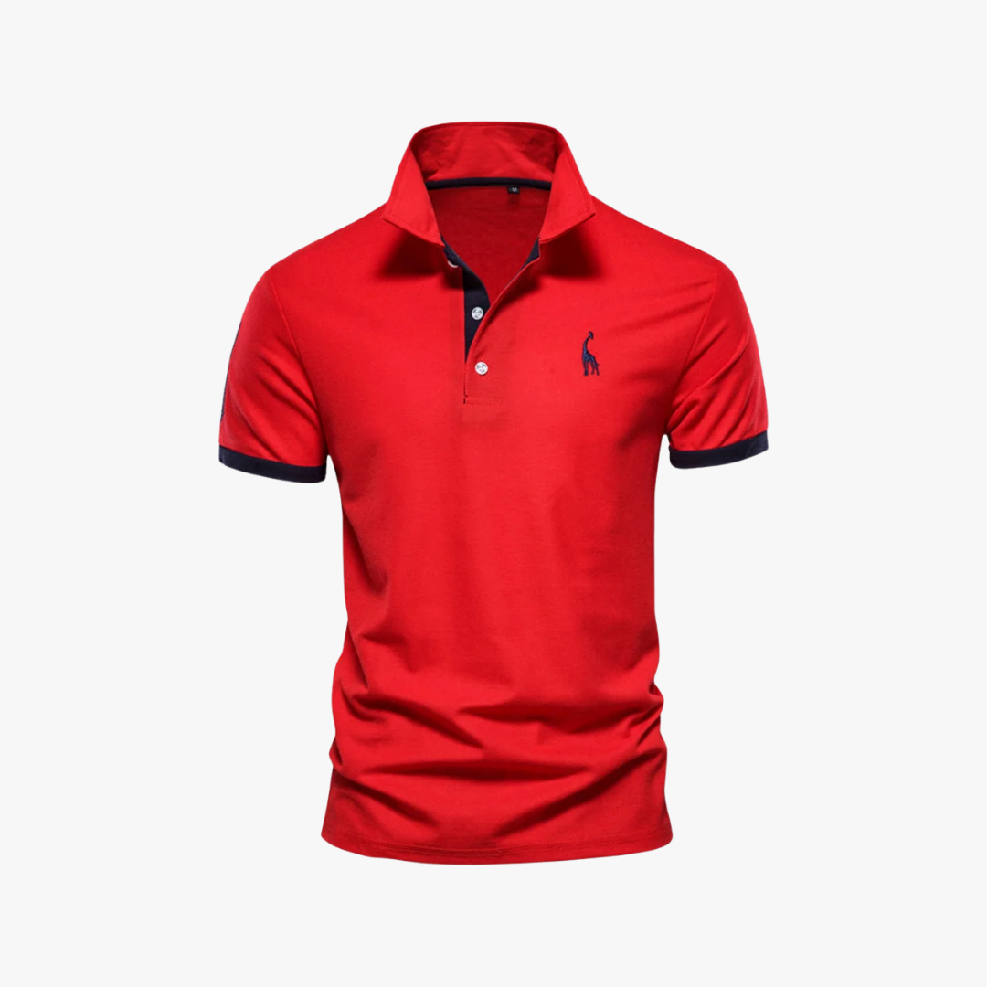Polo Shirt- Breathable Blend & Slim Shape Allowing Movement
