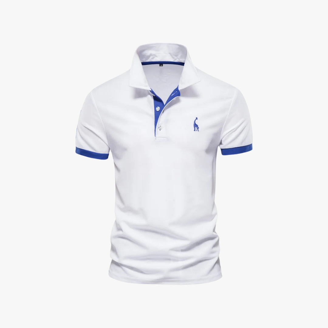 Polo Shirt- Breathable Blend & Slim Shape Allowing Movement
