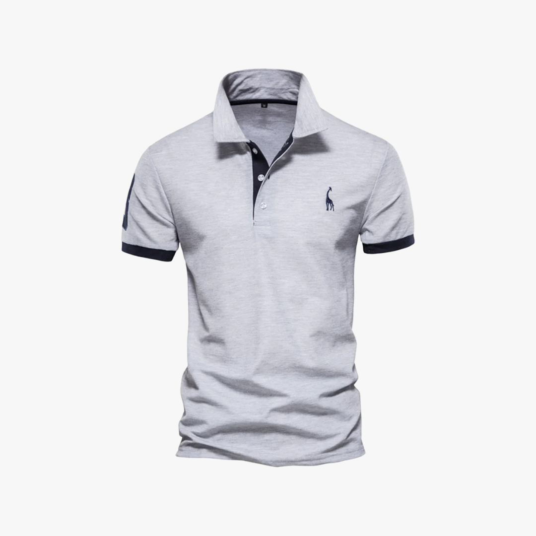 Polo Shirt- Breathable Blend & Slim Shape Allowing Movement