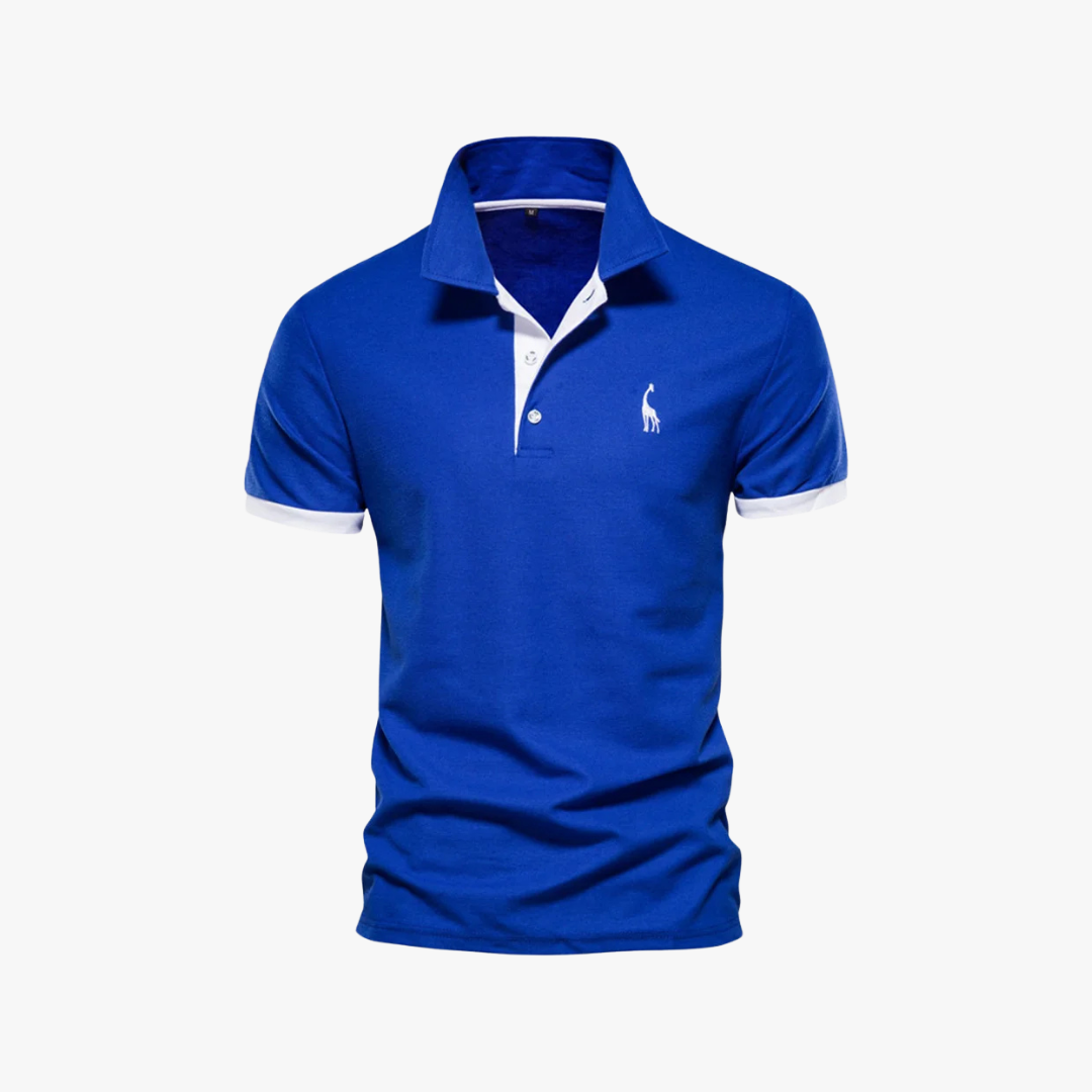 Polo Shirt- Breathable Blend & Slim Shape Allowing Movement