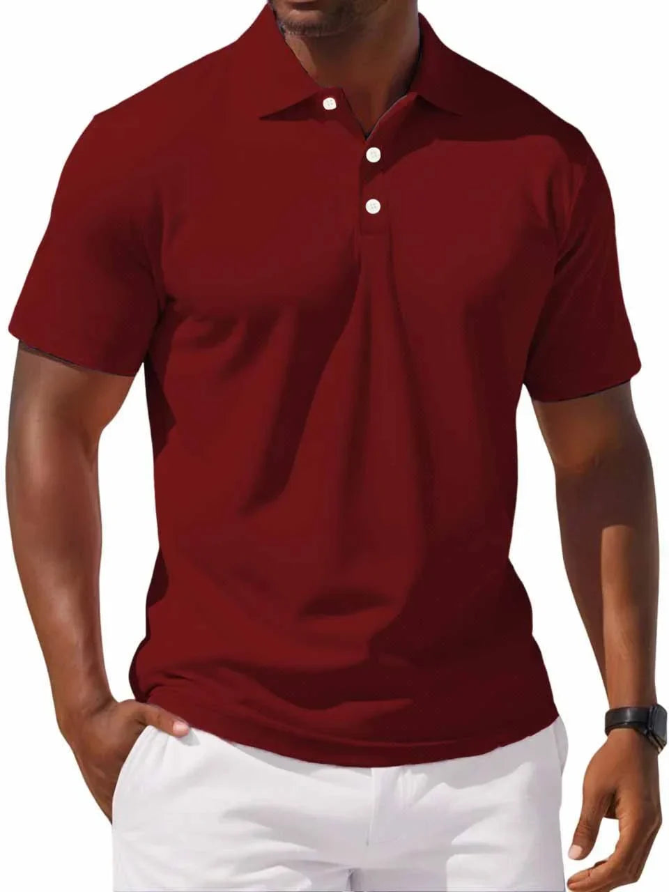 Polo Shirt – Classic Cut & Breathable Blend Keeps Cool