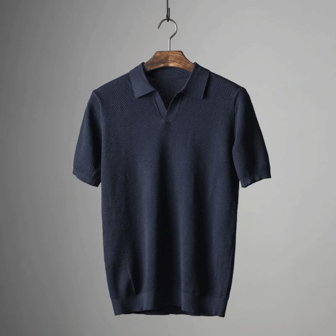 Polo Shirt – Knit Blend Classic Collar & Breathable Fit