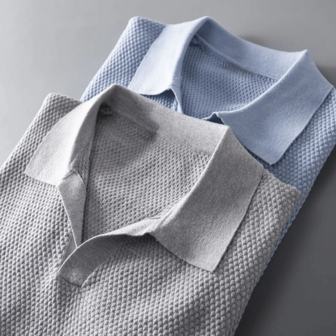 Polo Shirt – Knit Blend Classic Collar & Breathable Fit