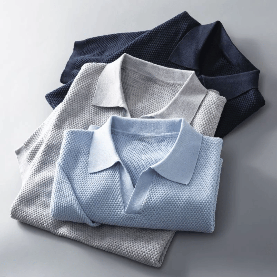 Polo Shirt – Knit Blend Classic Collar & Breathable Fit