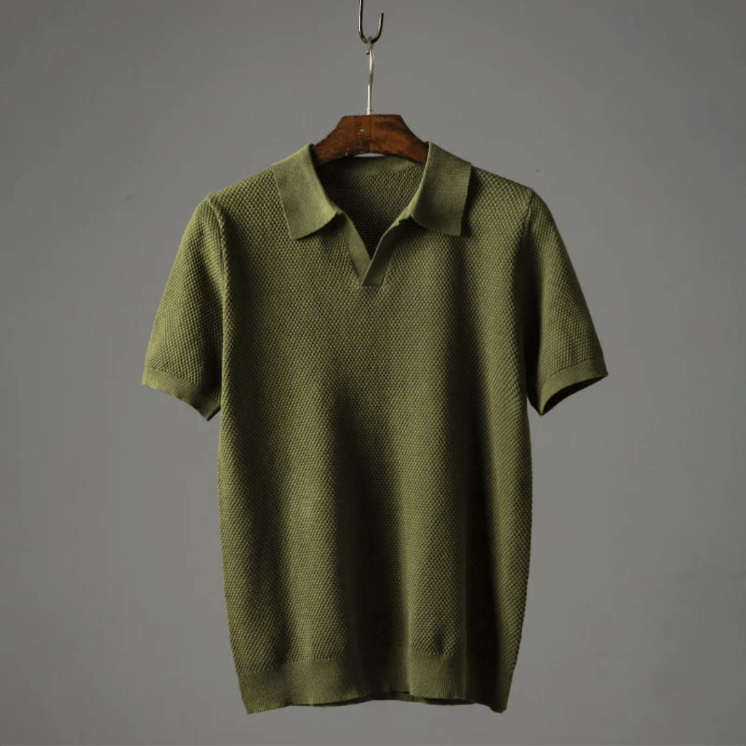 Polo Shirt – Knit Blend Classic Collar & Breathable Fit