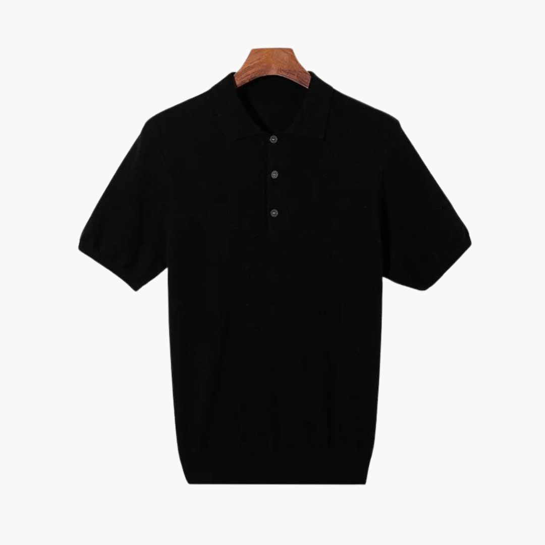 Polo Shirt - Natural-Fiber Blend And Breathable Light Feel