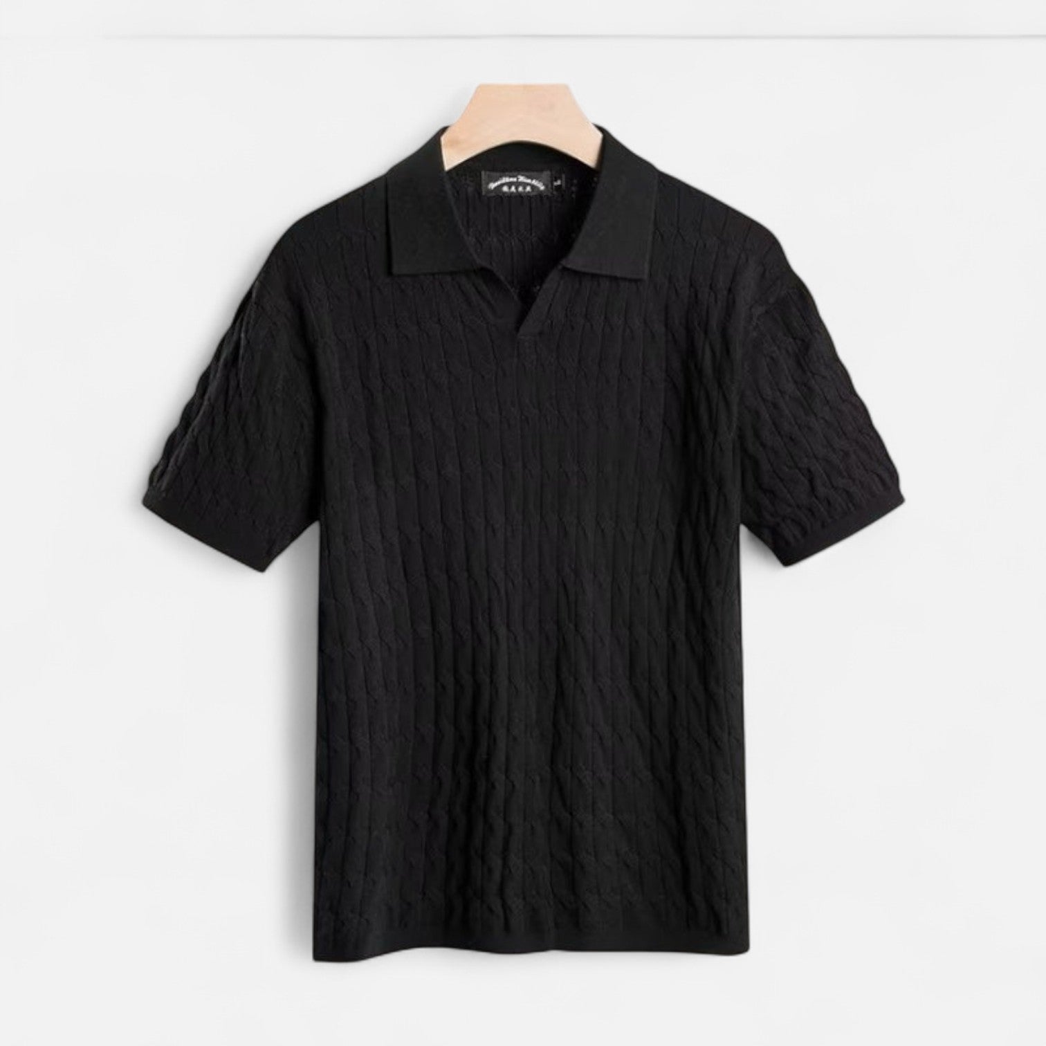 Polo Shirt - Pique Blend Texture & Shaped Cut For Ease