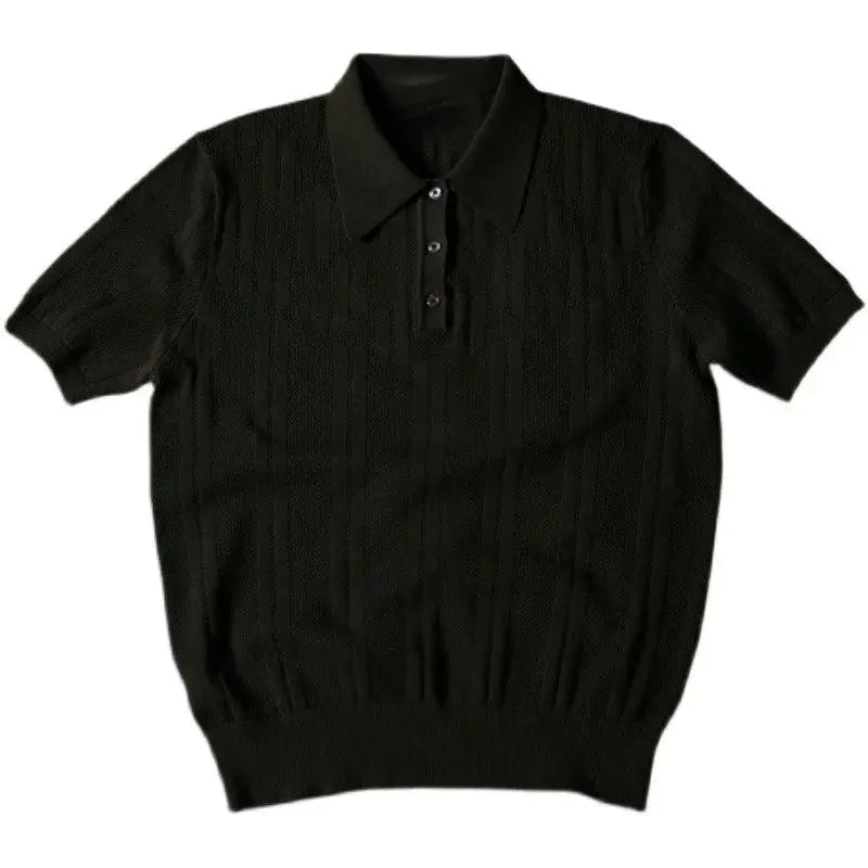 Polo Shirt - Polyester Blend Knit And Cool Airflow Collar