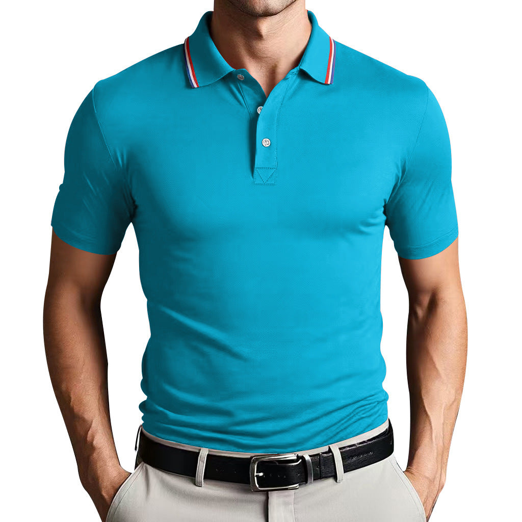 Polo Shirt - Polyester Blend Slim Shape & Breathable Fit
