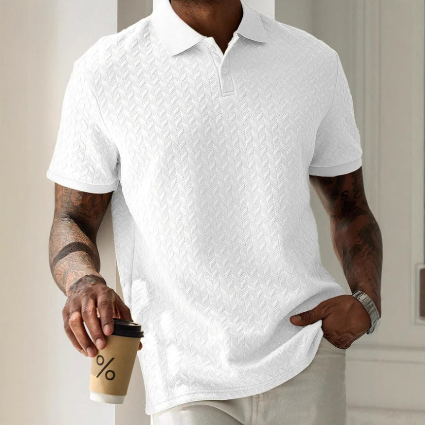Polo Shirt - Polyester Blend Tailored Cut And Shape Hold
