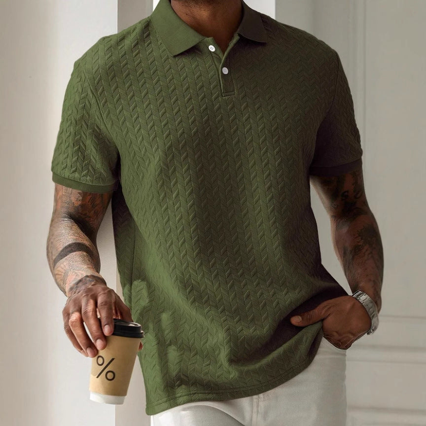 Polo Shirt - Polyester Blend Tailored Cut And Shape Hold
