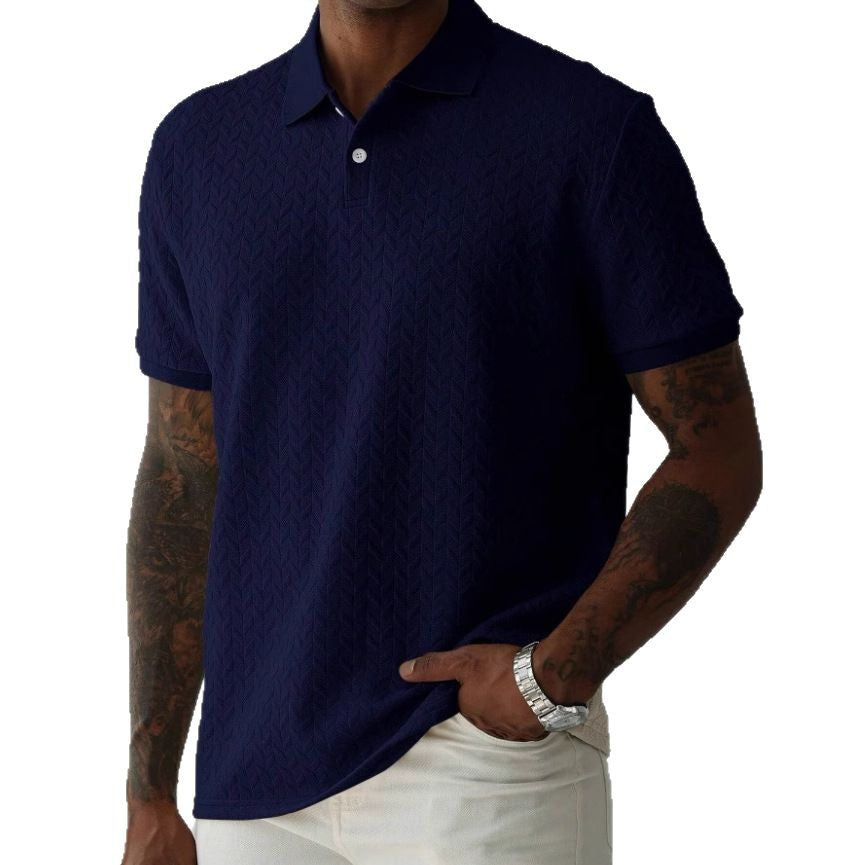 Polo Shirt - Polyester Blend Tailored Cut And Shape Hold