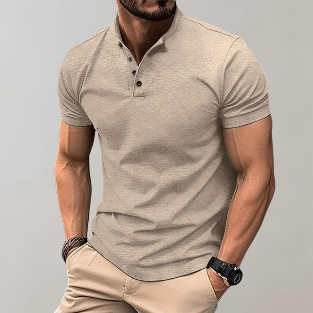 Polo Shirt – Slim Cut Classic Collar And Easy Movement