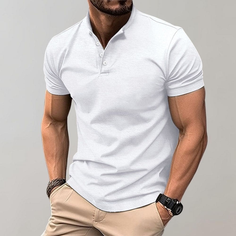 Polo Shirt – Slim Cut Classic Collar And Easy Movement