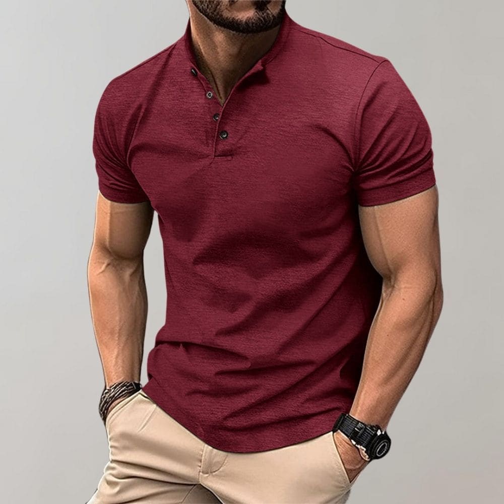 Polo Shirt – Slim Cut Classic Collar And Easy Movement