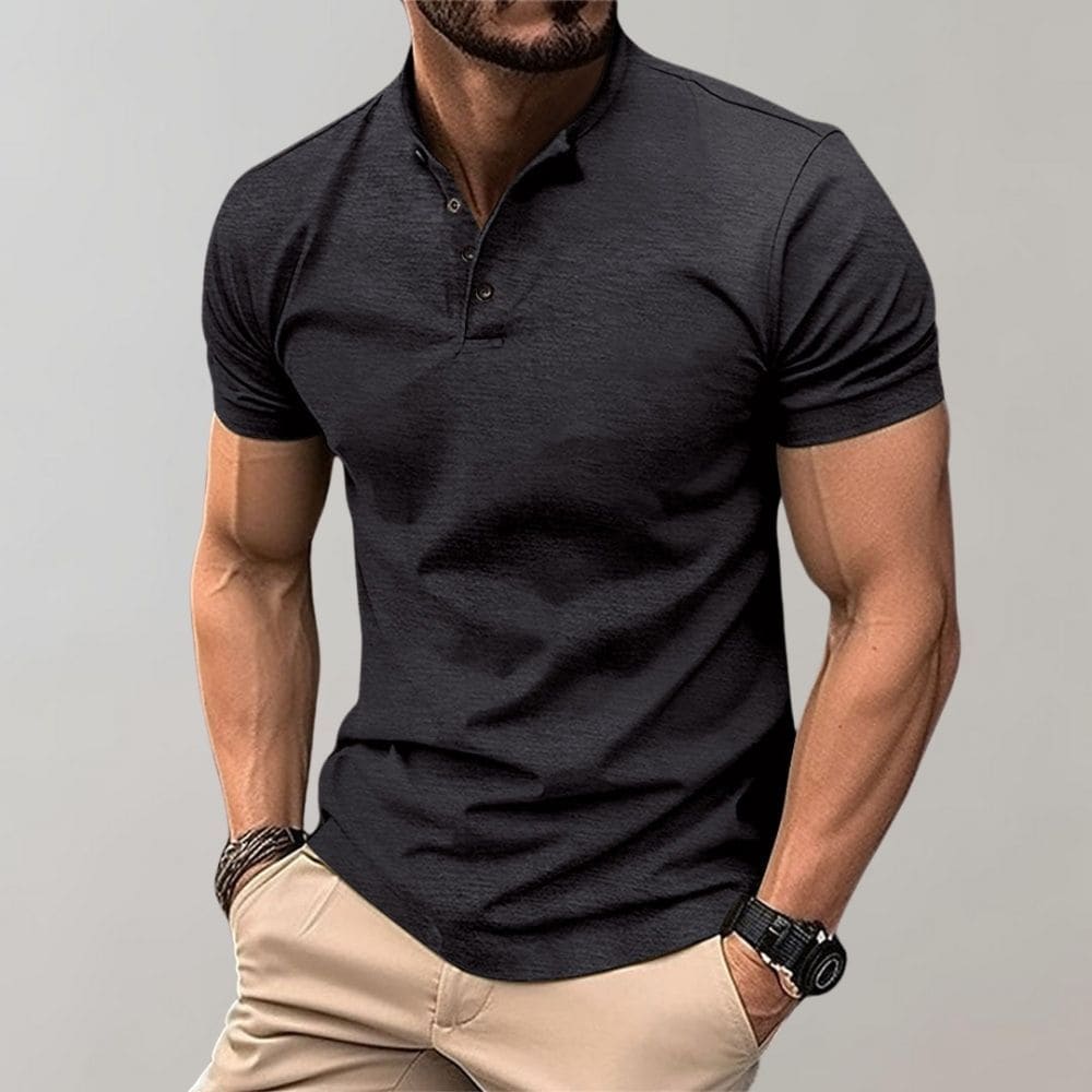 Polo Shirt – Slim Cut Classic Collar And Easy Movement