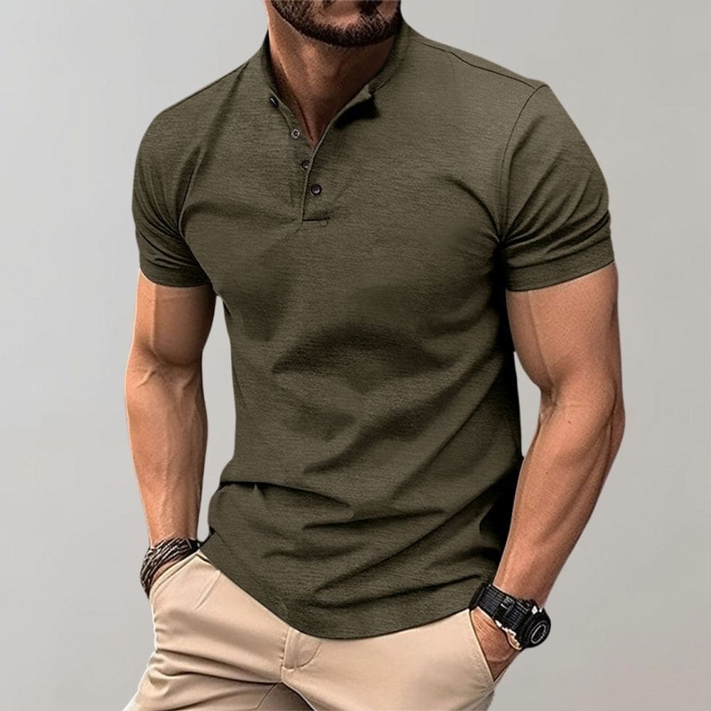 Polo Shirt – Slim Cut Classic Collar And Easy Movement